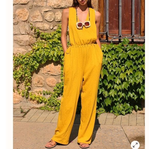 NWT Free People Let's Chill One Piece Jumpsuit - Picture 5 of 9